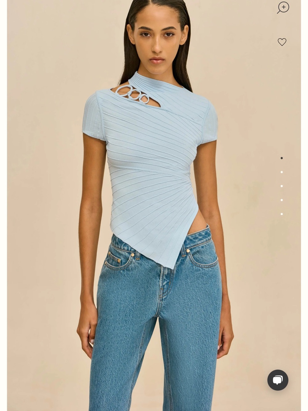 Cult Gaia NESSI KNIT TOP